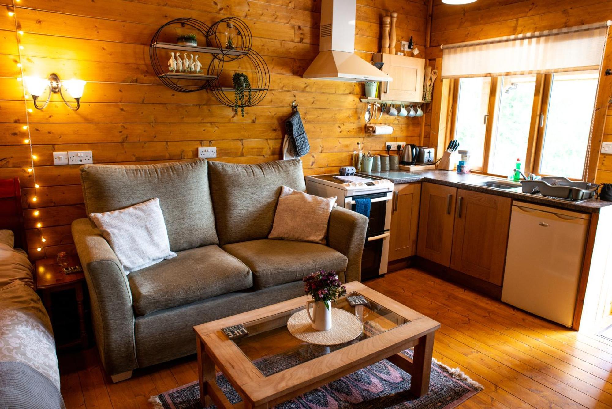 Cherry Cabin - Little Log Cabin In Wales Bettws Cedewain Exterior photo